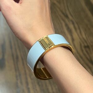 J. Crew Gold and Blue Cuff Bracelet
